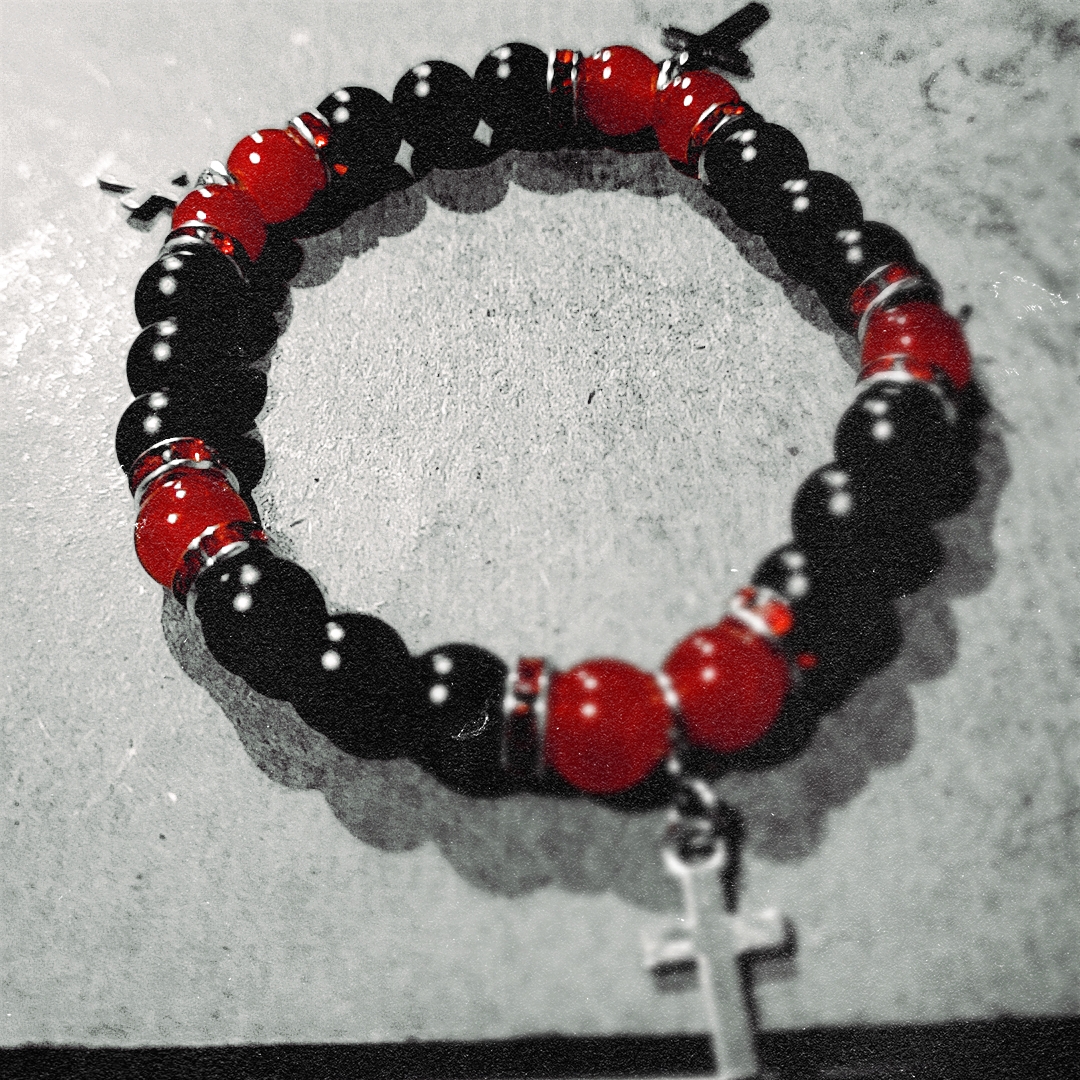 Gothic Cross Bracelet